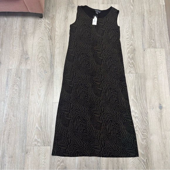 Carole Little green/black jersey maxi dress NWT - Picture 6 of 6